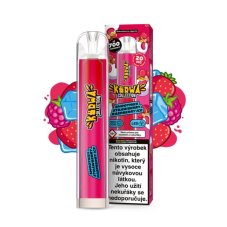 Kurwa Collection jednorázová e-cigareta Smoothies Strawberry Raspberry Ice 20mg