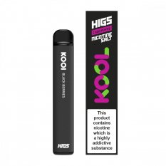 Higs KOOL jednorázová e-cigareta Black Berries 20mg