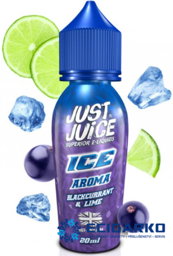 Just Juice Shake and Vape 20/60ml ICE Blackcurrant & Lime