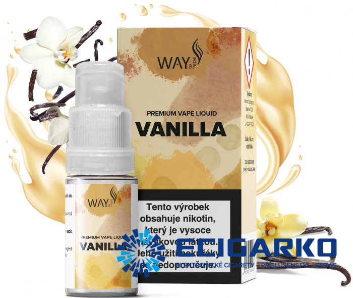 E-liquid Way to Vape Vanilla 10ml - Síla nikotínu: 12mg