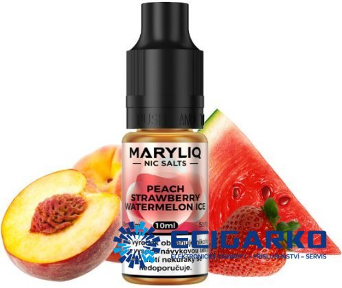 Elf Bar Maryliq SALT Peach Strawberry Watermelon Ice 20mg 10ml
