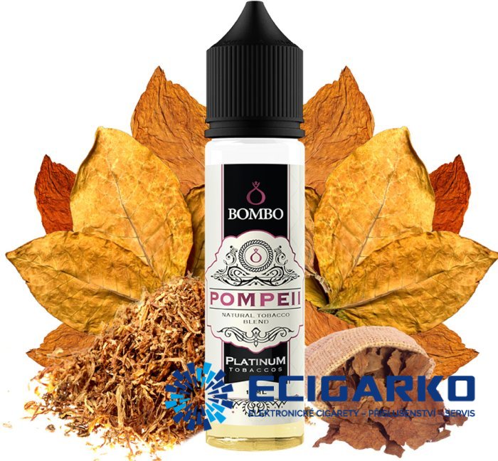 Bombo Platinum Tobaccos Shake and Vape 15/60ml Pompeii Bombo Platinum Tobaccos Shake and Vape 15/60ml Pompeii