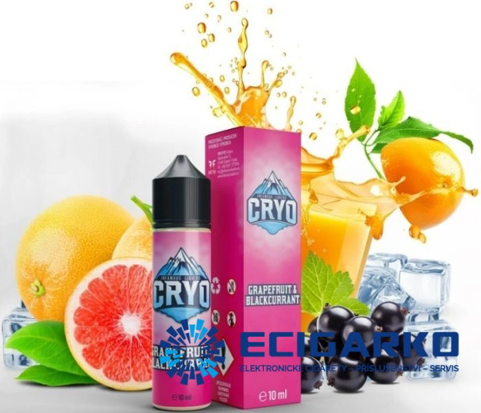 Infamous Cryo Shake and Vape 10/60ml Grapefruit and Blackcurrant
