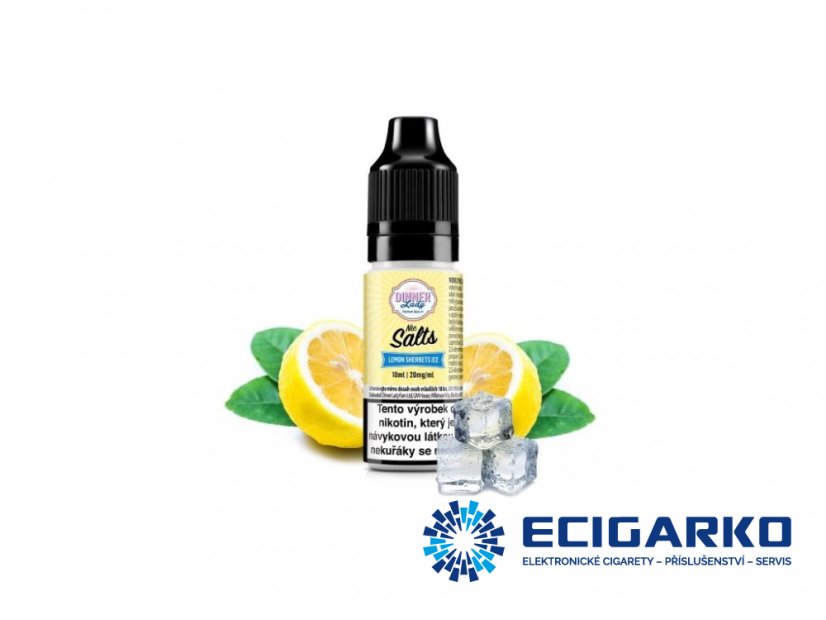 Dinner Lady SALT Lemon Sherbets Ice 20mg 10ml