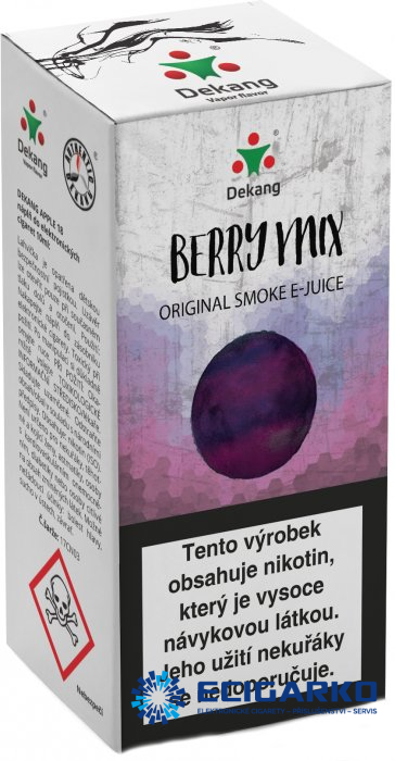 E-liquid Dekang 10ml Berry Mix - Síla nikotínu: 6mg