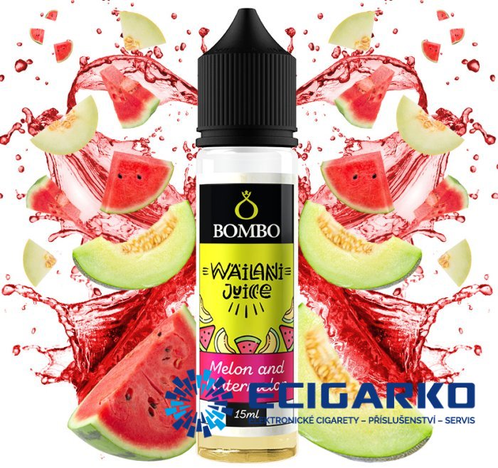 Bombo Wailani Juice Shake and Vape 15/60ml Melon and Watermelon