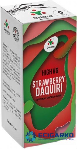 Dekang High VG 10ml Strawberry Daquiri (Jahodový koktejl s citrónem) - Síla nikotínu: 1,5mg