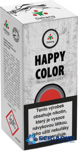 E-liquid Dekang 10ml Happy Color - Síla nikotínu: 18mg