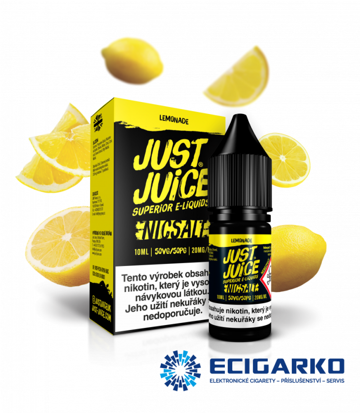 Just Juice SALT liquid Lemonade 10ml - Síla nikotínu: 20mg
