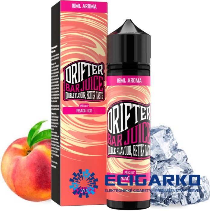 Juice Sauz Drifter Bar Shake and Vape 16/60ml Peach Ice