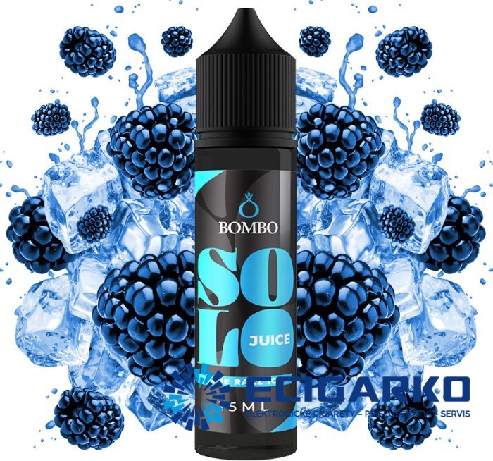Bombo Solo Juice Shake and Vape 15/60ml Blue Razz Ice