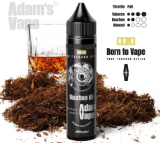 Adam's Vape Born to Vape Shake and Vape 10/60ml Bourbon Oil