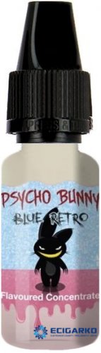Příchuť Psycho Bunny 10ml RETRO (Žvýkačka s dotekem borůvky)