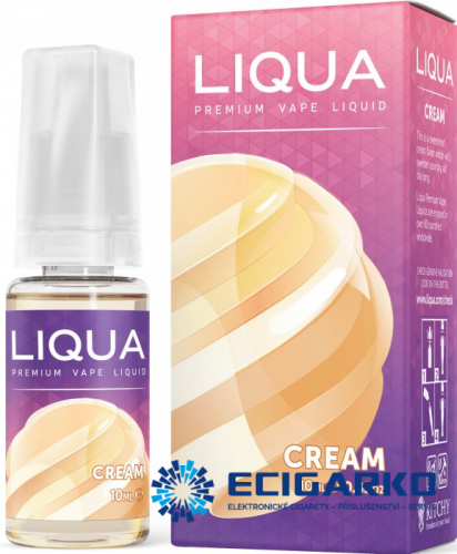 E-liquid Liqua Cream (Smetana) 10ml - Síla nikotínu: 12mg