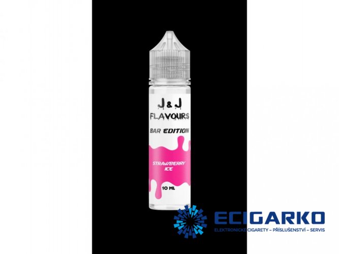 J&J Flavours Bar Edition Shake&Vape 10/60ml Strawberry Ice