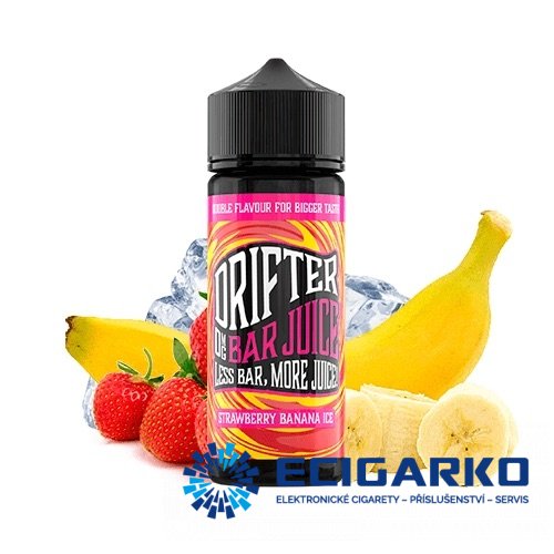 Juice Sauz Drifter Bar Shake and Vape 24/120ml Strawberry Banana Ice