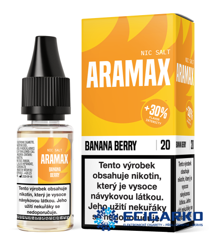 Aramax SALT Banana Berry 10ml - Síla nikotínu: 20mg