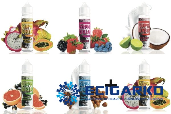 Euphoria Shake and Vape 10/60ml 5+1 zdarma