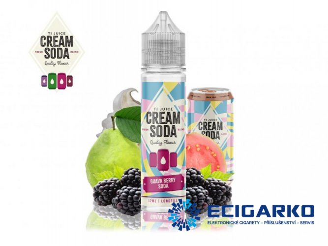 Ti Juice Cream Soda Shake and Vape 12/60ml Guava Berry Soda