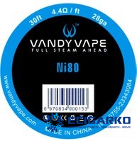 Vandy Vape NI80 odporový drát 28GA 9M