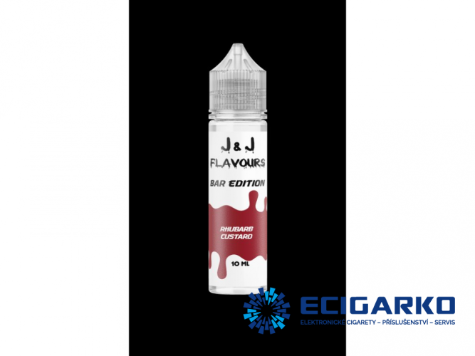 J&J Flavours Bar Edition Shake&Vape 10/60ml Rhubarb Custard