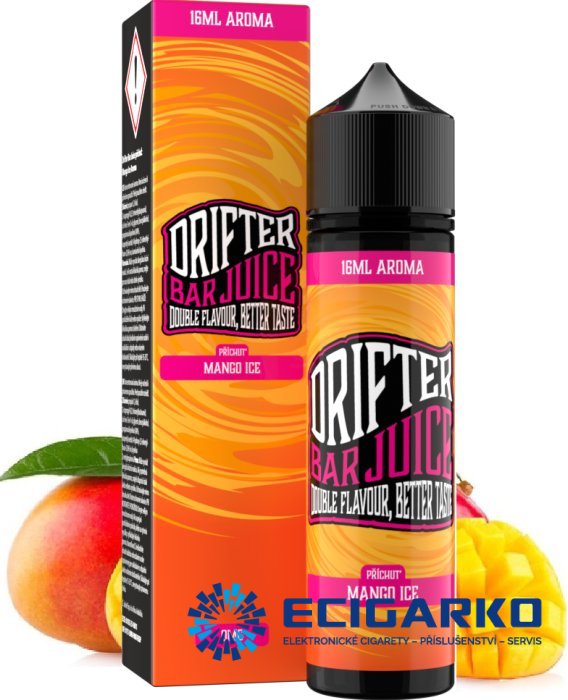 Juice Sauz Drifter Bar Shake and Vape 16/60ml Mango Ice