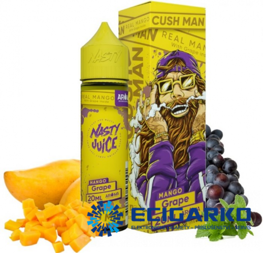 Nasty Juice CushMan Shake and Vape 20/60ml Grape Mango