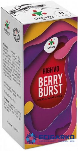 Dekang High VG 10ml Berry Burst (Lesní ovoce s jablkem) - Síla nikotínu: 1,5mg