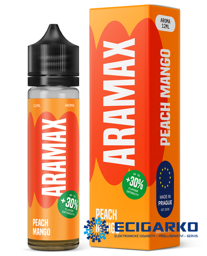 Aramax Shake and Vape 12/60ml Peach Mango