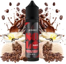Bombo Solo Juice Shake and Vape 15/60ml Coffee Vanilla Custard Cream
