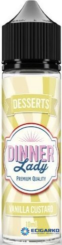 Dinner Lady Dessert Shake and Vape 10/60ml Vanilla Custard