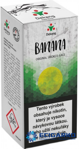 E-liquid Dekang 10ml Banán - Síla nikotínu: 18mg