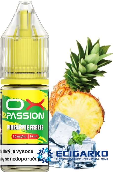 OXVA OX PASSION SALT Pineapple Freeze 10ml - Síla nikotínu: 20mg