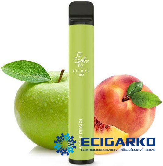 Elf Bar jednorázová e-cigareta Apple Peach 20mg