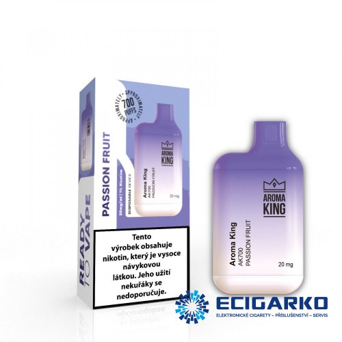 Aroma King AK Mini jednorázová e-cigareta Passion Fruit 20mg