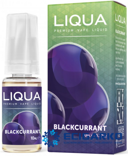E-liquid Liqua Blackcurrant (Černý rybíz) 10ml - Síla nikotínu: 12mg