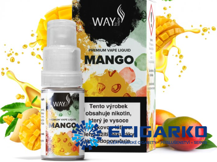 E-liquid Way to Vape Mango 10ml - Síla nikotínu: 12mg