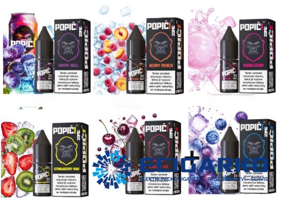 Popič! SALT 10ml 5+1 zdarma