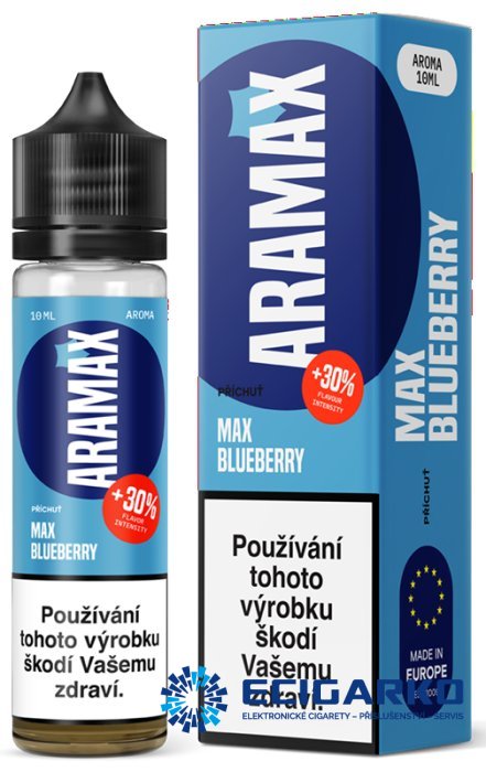 Aramax Shake and Vape 10/60ml Max Blueberry Aramax Shake and Vape 10/60ml Max Blueberry