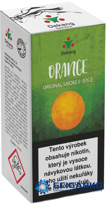 E-liquid Dekang 10ml Pomeranč