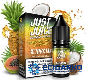 Just Juice SALT liquid Pineapple, Papaya & Coconut 10ml - Síla nikotínu: 20mg