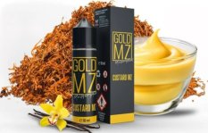 Infamous Originals Shake and Vape 10/60ml Gold MZ Tobacco with Custard