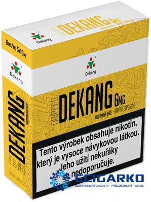 Nikotinová báze Dekang Dripper 5x10ml PG30/VG70 6mg
