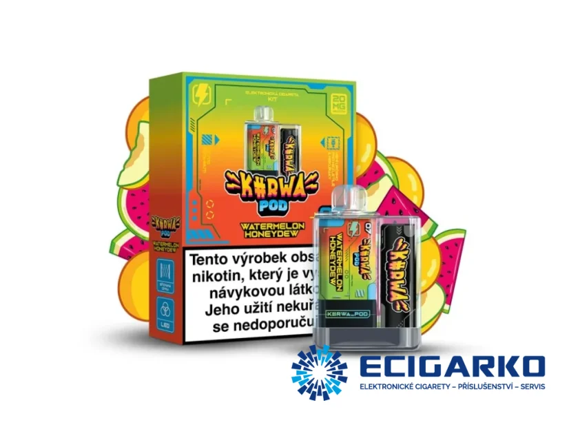 Kurwa POD 500mAh Watermelon Honeydew 20mg Kurwa POD 500mAh Watermelon Honeydew 20mg