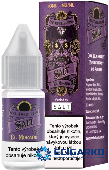 Juice Sauz SALT Over The Border El Morado 10ml Juice Sauz SALT Over The Border El Morado 10ml