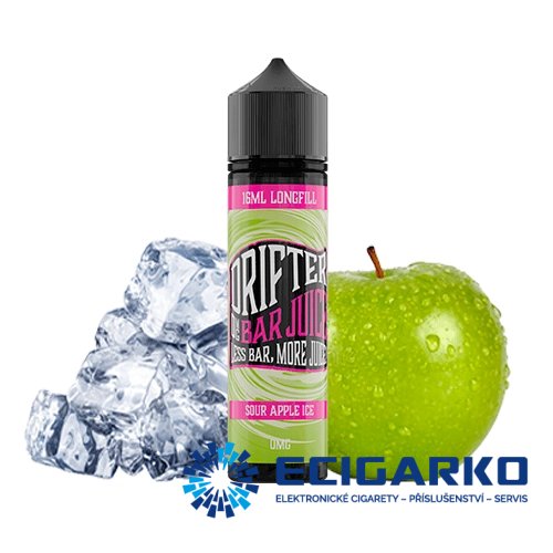 Juice Sauz Drifter Bar Shake and Vape 16/60ml Sour Apple Ice