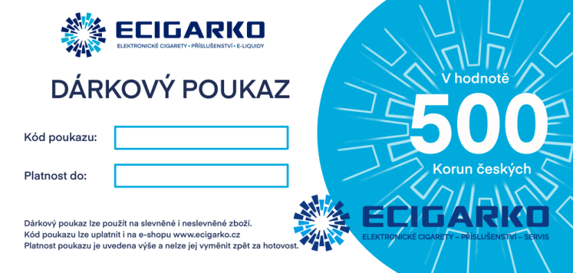 Elektronický dárkový poukaz 500Kč
