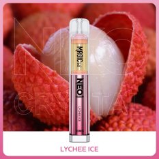 Magic Bar Neo Crystal jednorázová e-cigareta Lychee Ice 20mg