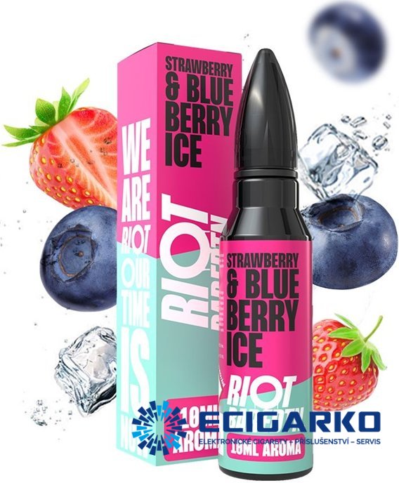 Riot Squad BAR EDTN Shake and Vape 10/60ml Strawberry & Blueberry Ice