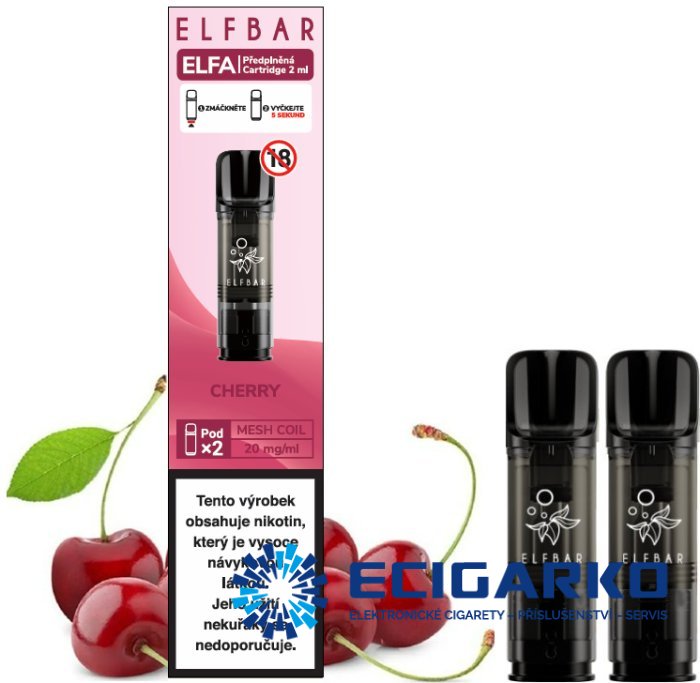 Elf Bar Elfa 2x cartridge Cherry  20mg